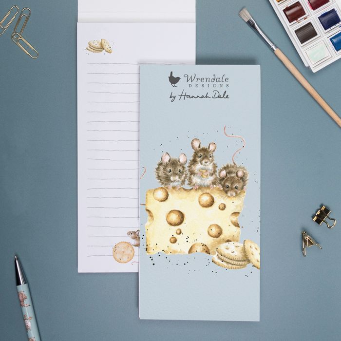Wrendale ‘Crackers About Cheese’ Shopping Pad