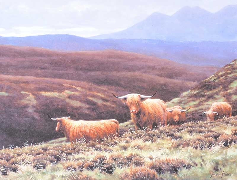 Julian Friers Highland Cattle Loch Mug