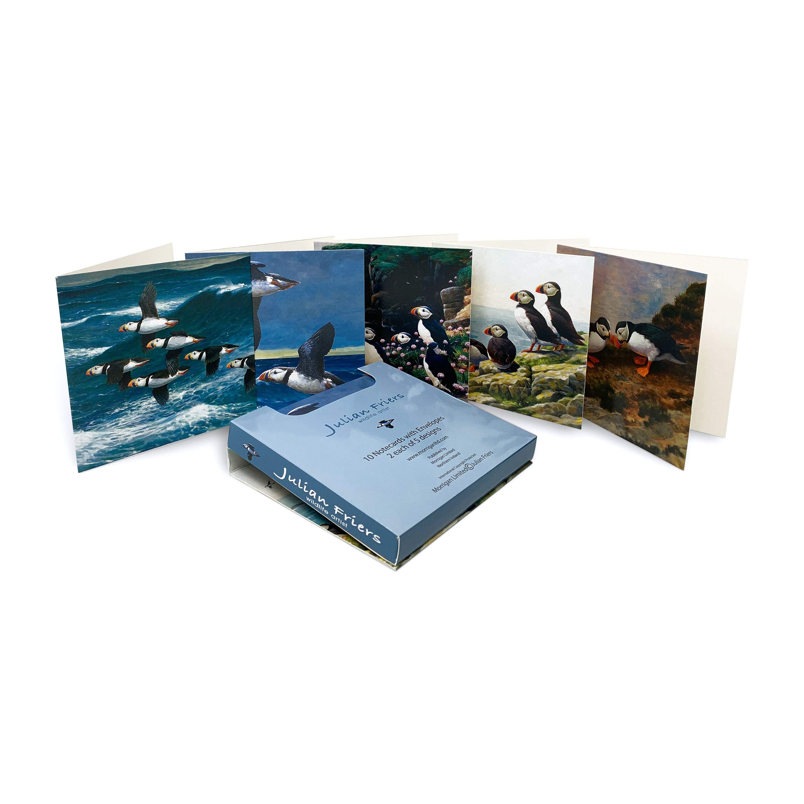 Julian Friers Puffin Greeting Card Pack