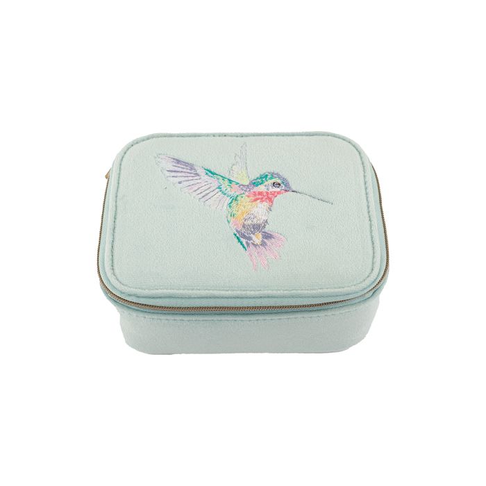 Wrendale Designs ‘Wisteria Wishes’ Hummingbird Embroidered Accessory Case