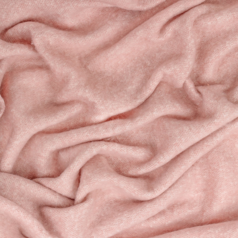 Furn Cozy Woven Tasselled Throw Pink