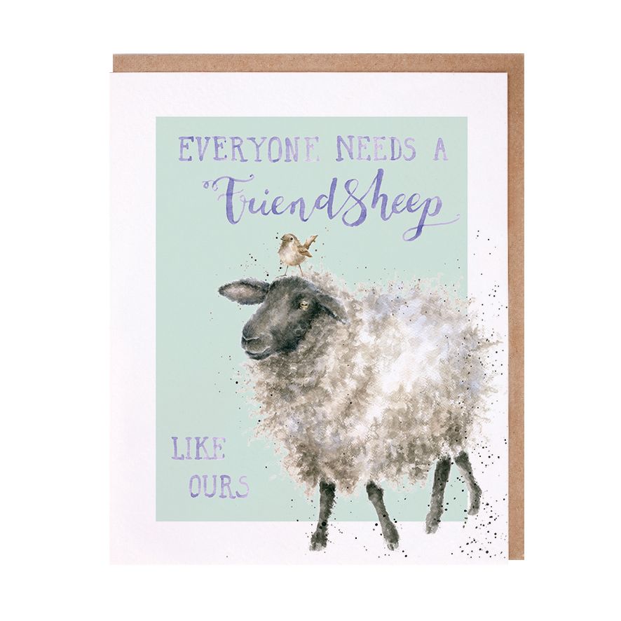 Wrendale Friendsheep card