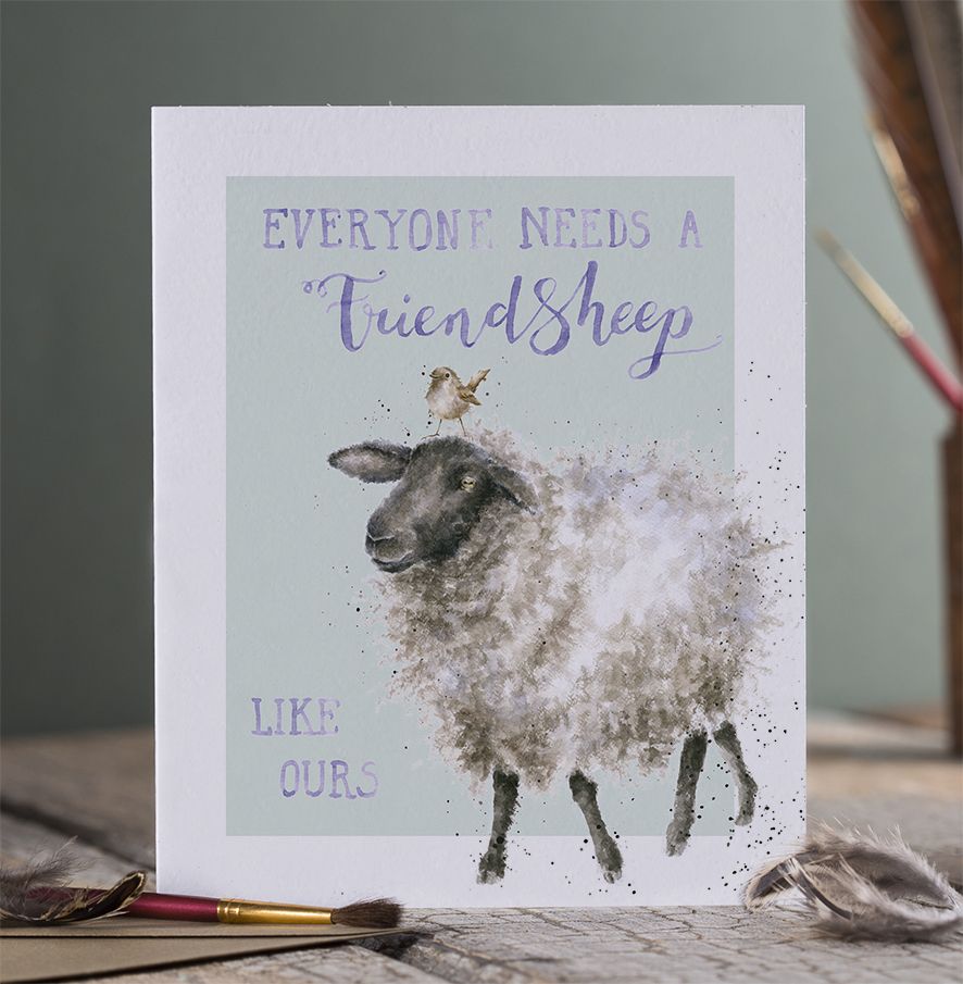 Wrendale Friendsheep card