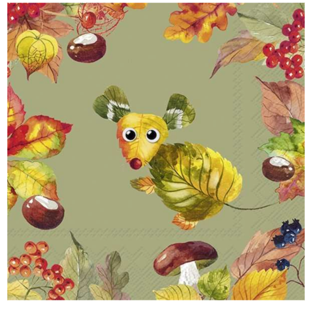 IHR Cocktail Napkins Shades of Fall