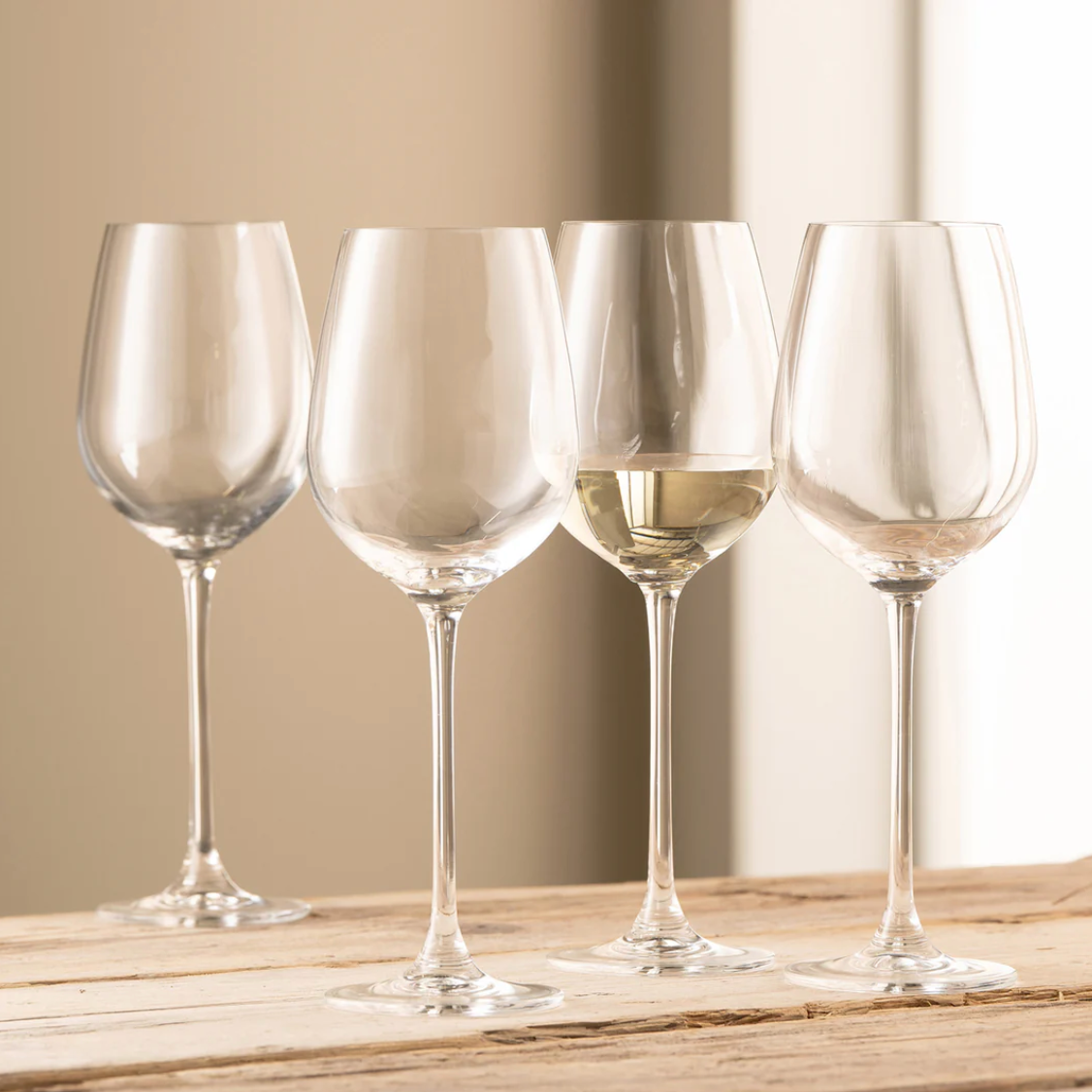 Galway Crystal Solus White Wine Set of 4