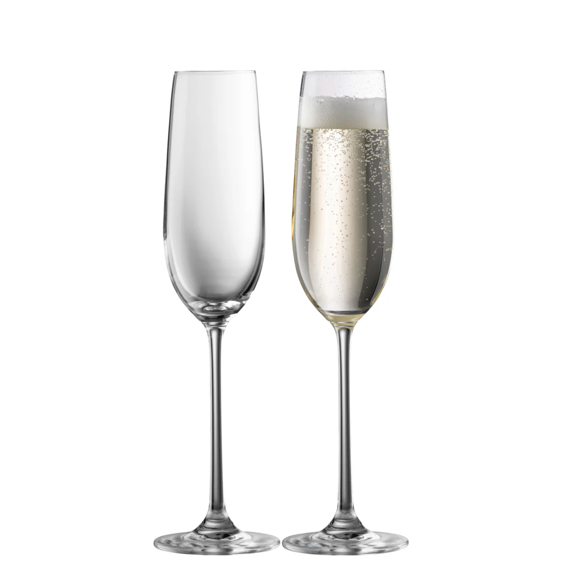 Galway Crystal Solus Flute Pair