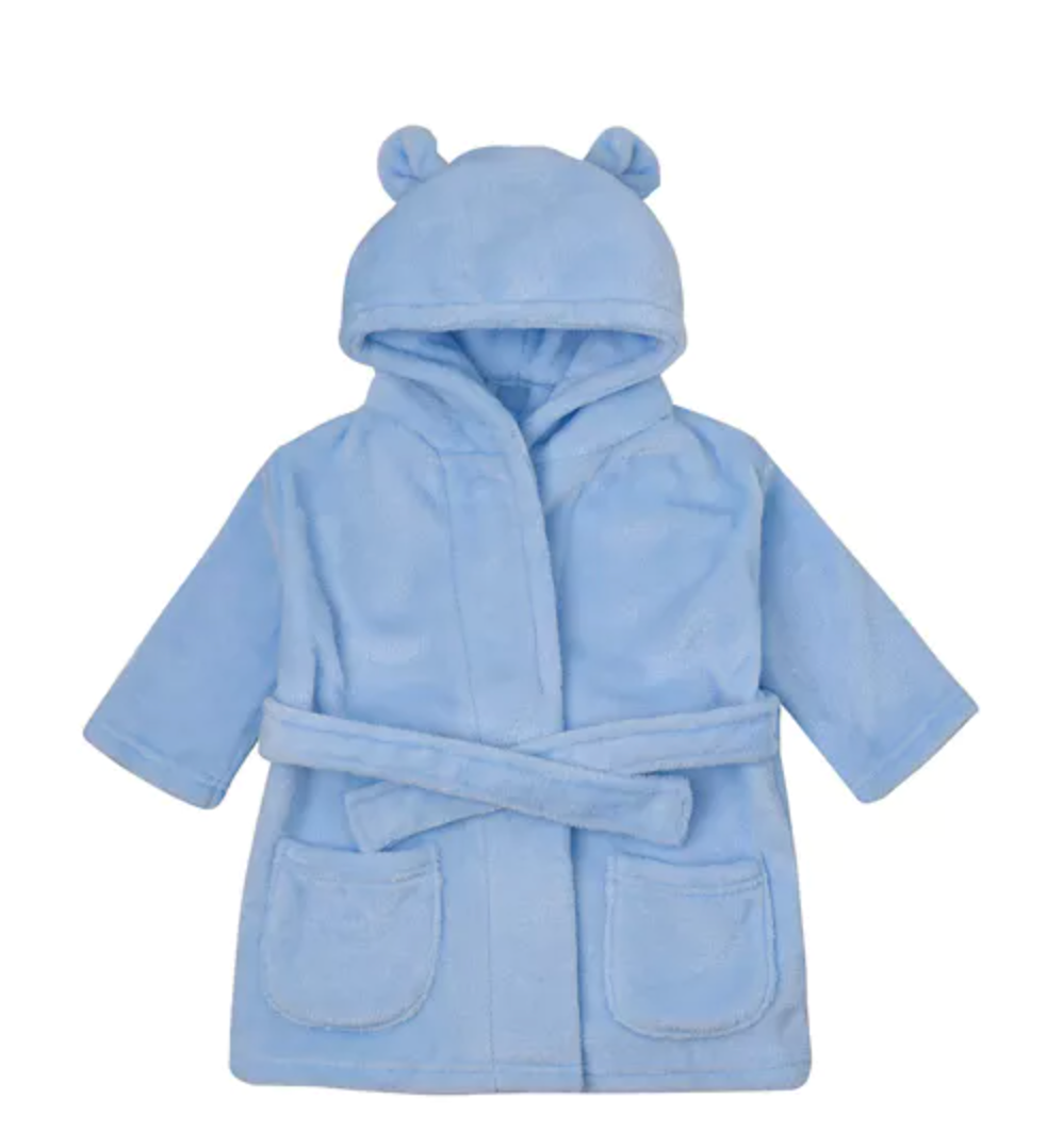 Bambino Baby's First Dressing Gown - Blue 3-6 Months