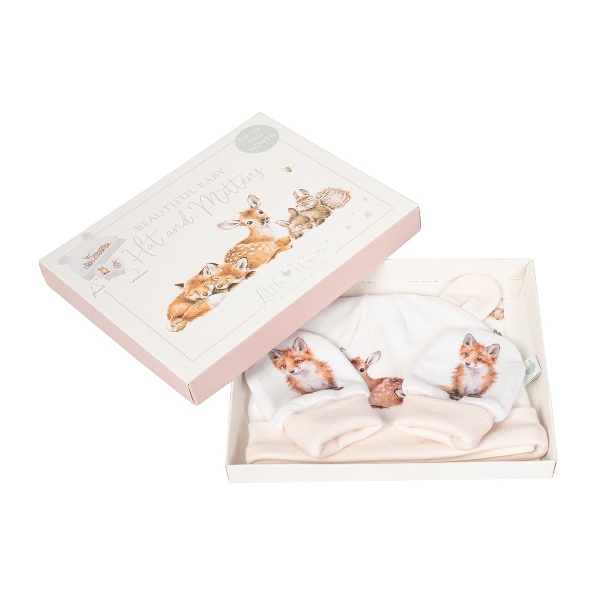 Little Wren Little Forest Hat and Mittens Set