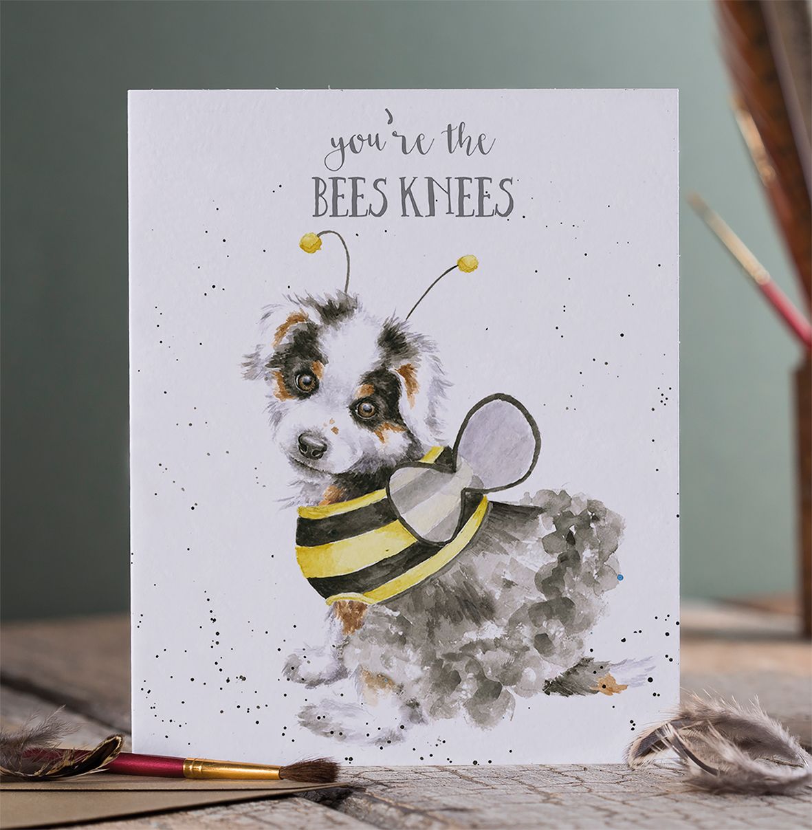 Wrendale 'The Bees Knees' dog card